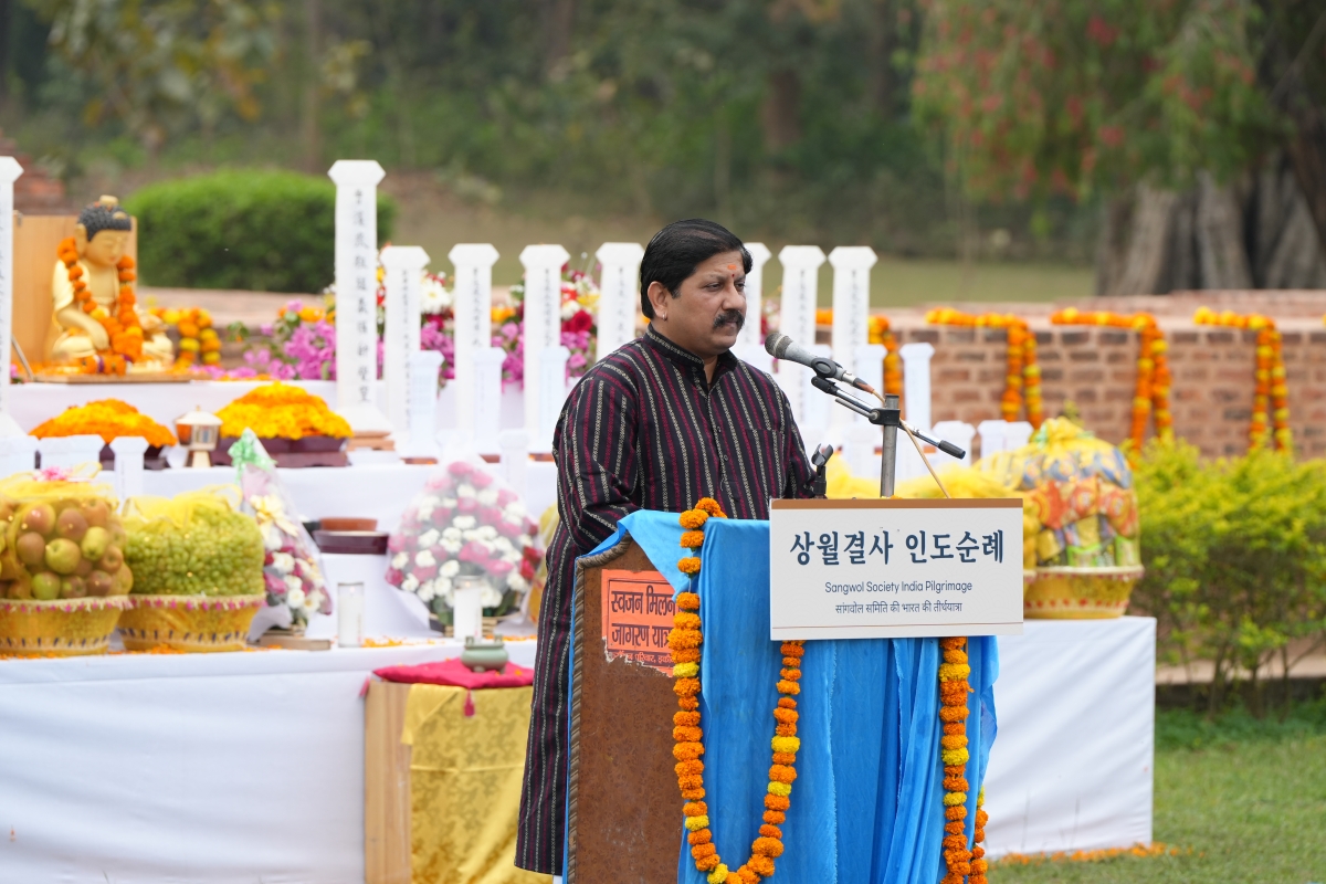 [인도순례] 20230320_순례 및 기원정사2 (60)